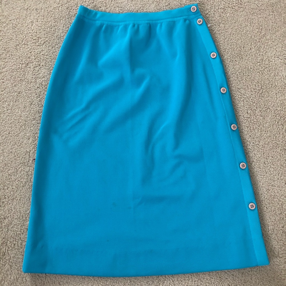 1970’s Vintage Blue Skirt